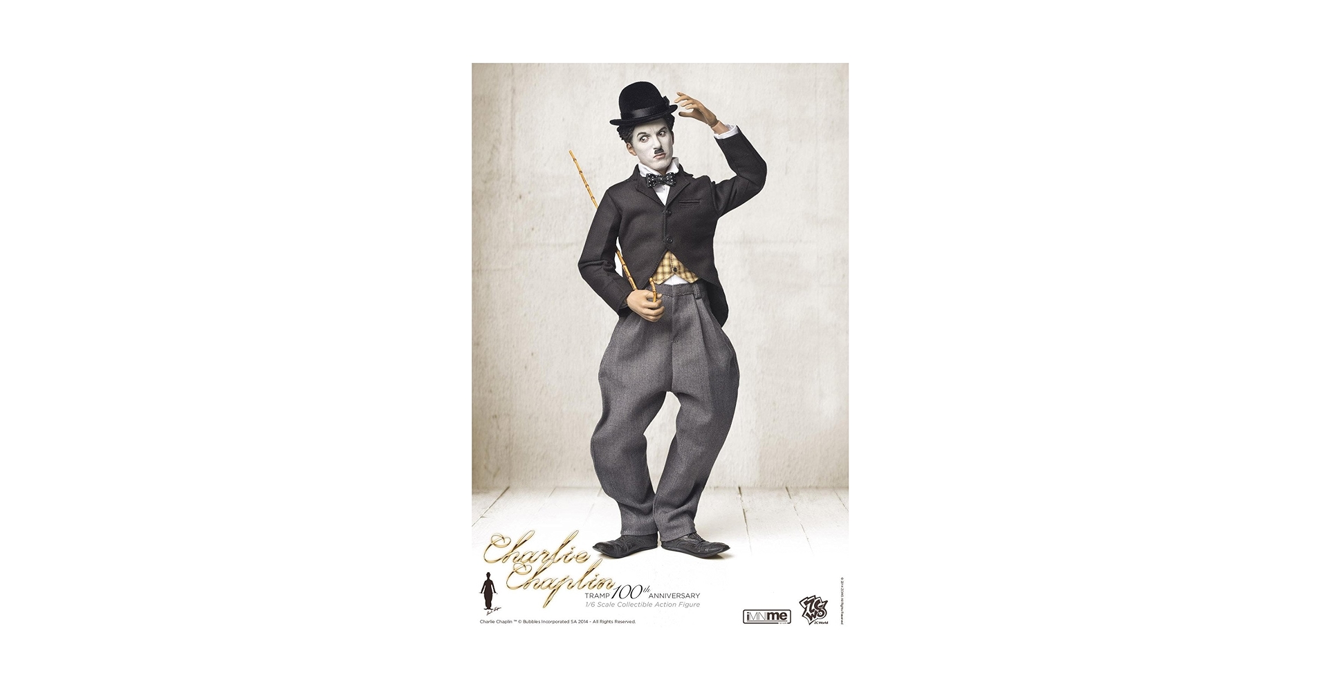 チャールズチャップリン Amazon | ZC WORLD チャーリー・チャップリンTRAMP 100th